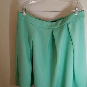 Teal and yellow skirt set
